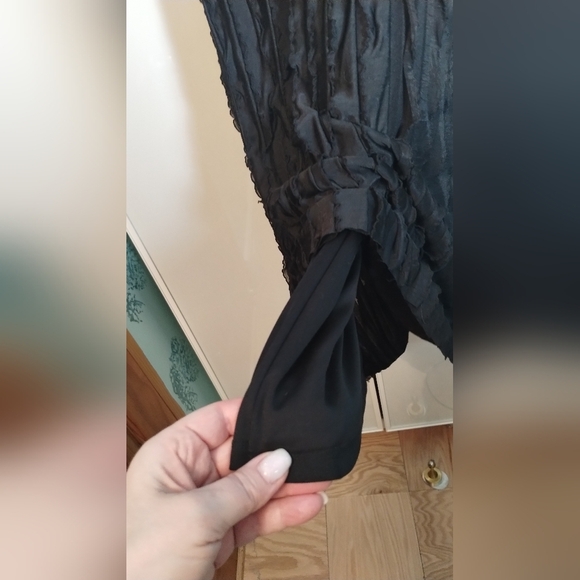 Anthony Design Original Rifle A-line Patty Black Dress Sz M NWT - Picture 6 of 8